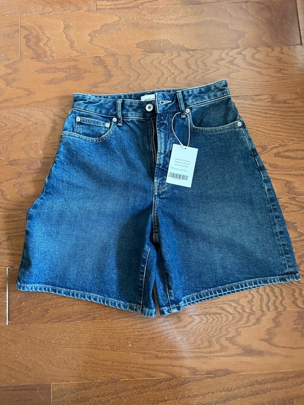 Everlane long Jean Shorts NWT size 27R